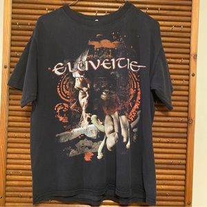 Vintage eluveitie tour 2008 North America metal rock band t shirt size M